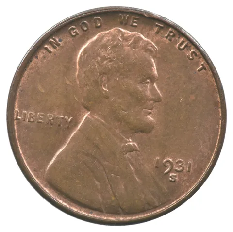 1931-S Lincoln Wheat Cent *6124