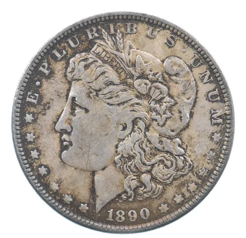 Better 1890 Morgan Silver Dollar - 90% US Coin - Nice Coin *435