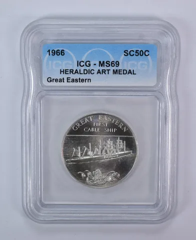 1966 So Called Half Dollar Great Eastern MS69 ICG