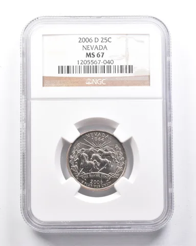 MS67 2006-D Washington State Quarter Nevada NGC *6364