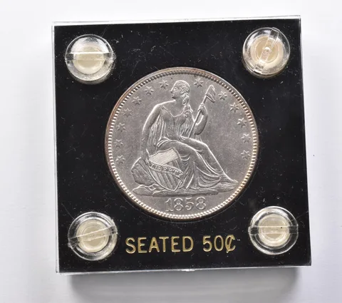 1858 Seated Liberty Half Dollar *4934