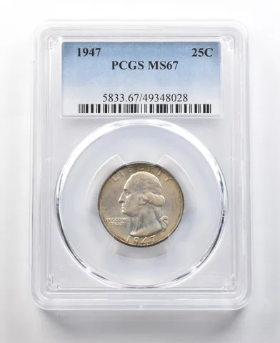 1947 Washington Quarter MS67 PCGS *0355