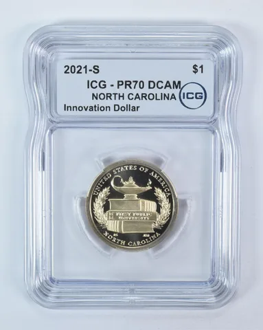 2021-S Innovation $1 1st Public University NC PR70 DCAM ICG