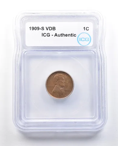 1909-S VDB Lincoln Wheat Cent Authentic ICG *7468