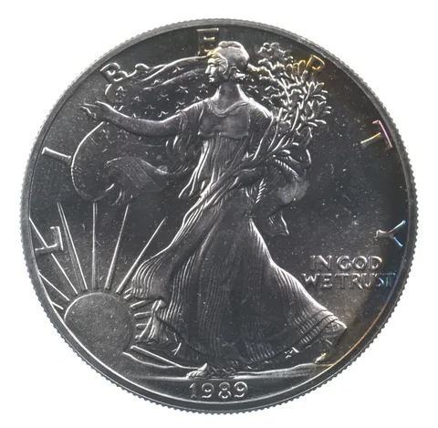 Better Date 1989 American Silver Eagle 1 Troy Oz .999 Fine Silver *633