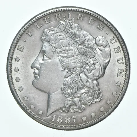 BU/Unc 1887-S Morgan Silver Dollar (1 coin)