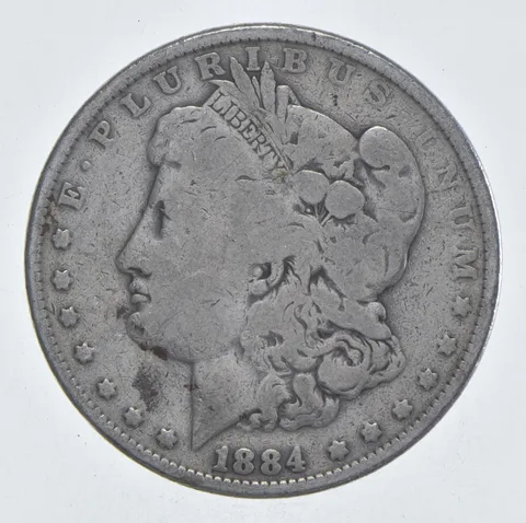 Early - 1884-O Morgan Silver Dollar - 90% US Coin *931