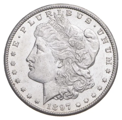 1897-S Morgan Silver Dollar a2713