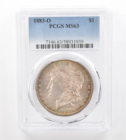 1883-O Morgan Silver Dollar MS63 PCGS Beautiful Tone *0220