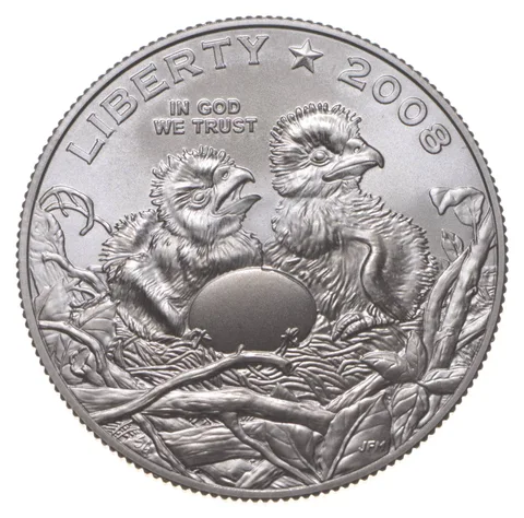 2008 Unc Bald Eagle Commemorative Half Dollar