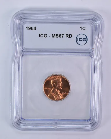 1964 Lincoln Memorial Cent MS67 RD ICG