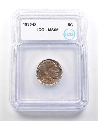 1935-D Indian Head Buffalo Nickel MS65 ICG *1429