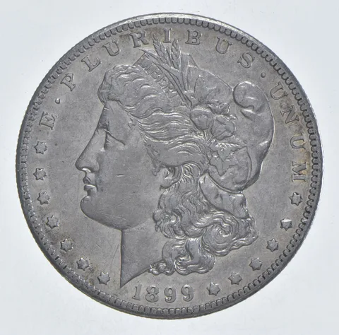 Better 1899-O Morgan Silver Dollar - 90% US Coin - Nice Coin *381