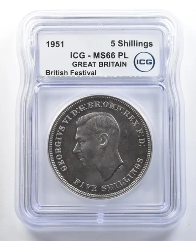 1951 Great Britain 5 Shillings British Festival MS66 PL ICG *3274