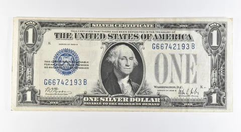 1928 B $1 Silver Certificate Blue Seal Fr#1602 *0403