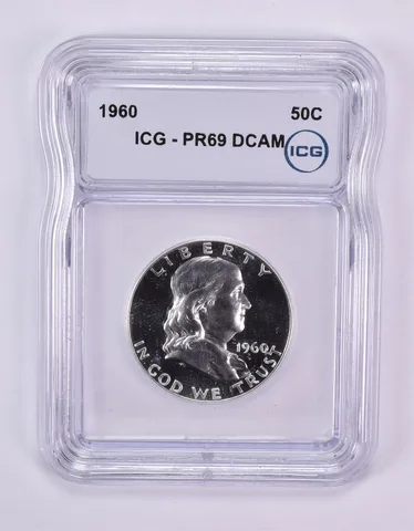 1960 Franklin Half Dollar PR69 DCAM ICG