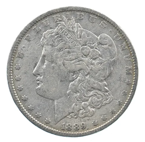 Early - 1889 Morgan Silver Dollar - 90% US Coin *823