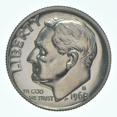 1968-S Roosevelt Dime CLAD Proof
