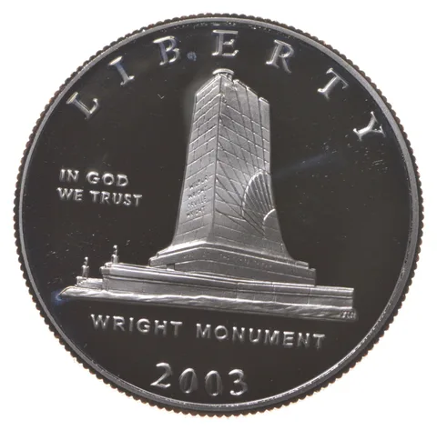 2003 Proof First Flight Wright Brothers Commemorative Half Dollar