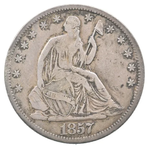 1857-S Seated Liberty Half Dollar *6094