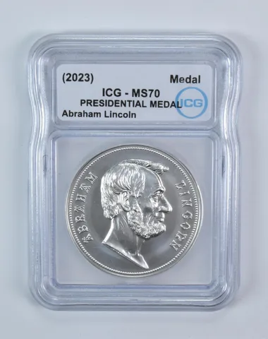 (2023) Abraham Lincoln Presidential Medal MS70 ICG