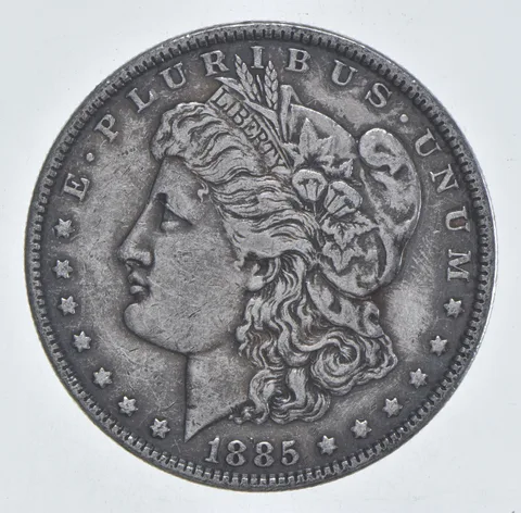 Better 1885 Morgan Silver Dollar - 90% US Coin - Nice Coin *396
