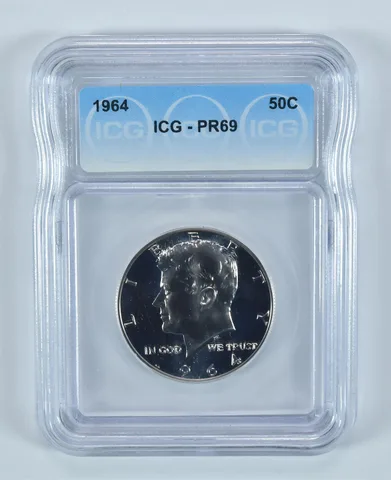 1964 Kennedy Half Dollar PR69 ICG