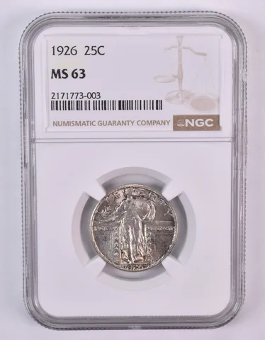 1926 Standing Liberty Quarter MS63 NGC *0992