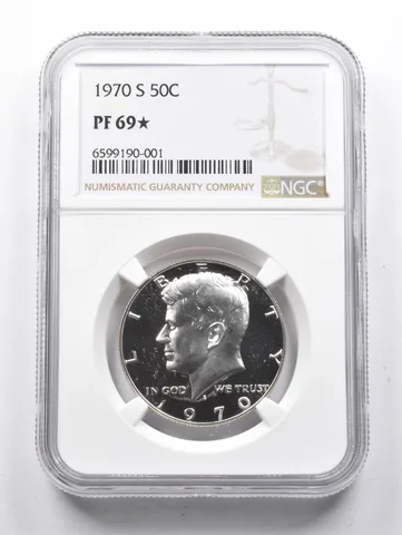 PF69* STAR 1970-S Kennedy Half Dollar NGC a1451