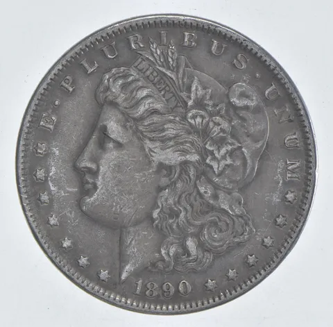 Better 1890 Morgan Silver Dollar - 90% US Coin - Nice Coin *409