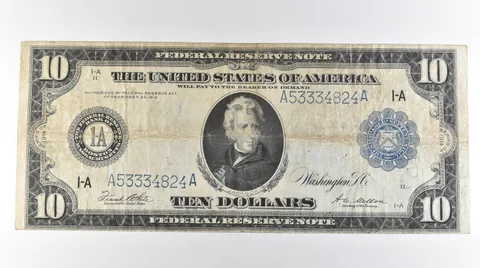 1914 $10 Boston MA FRN Large Note Blue Seal *3097