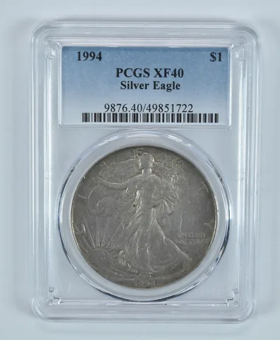 1994 American Silver Eagle XF40 PCGS Lowball *9223