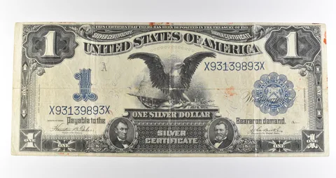 1899 $1 Silver Certificate Large Note Blue Seal *3616