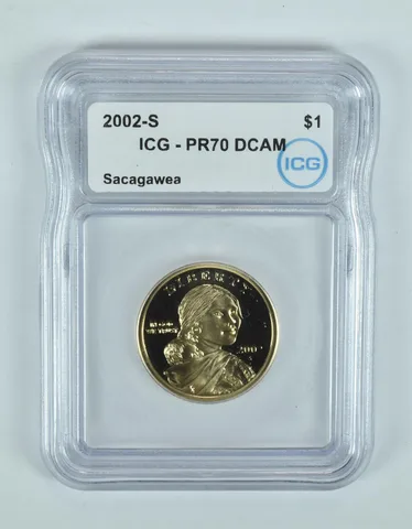 2002-S Sacagawea $1 PR70 DCAM ICG