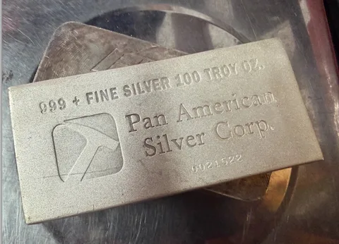100 Troy Ounce .999 Fine Silver Bar Oz - Assorted Design Secondary