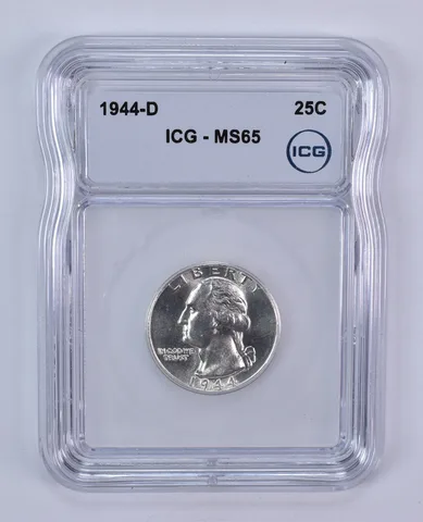1944-D Washington Quarter MS65 ICG