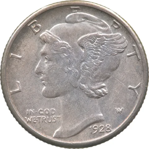 1928-S Mercury Dime *4335