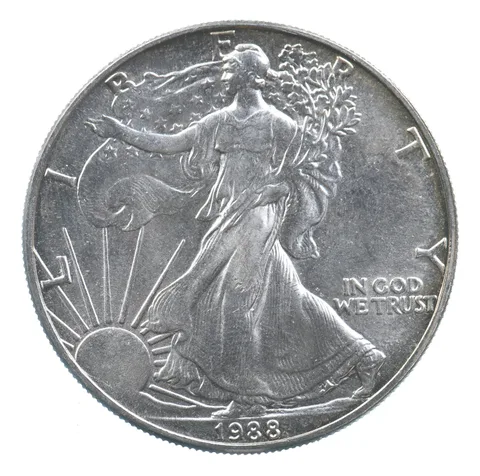 Better Date 1988 American Silver Eagle 1 Troy Oz .999 Fine Silver *591