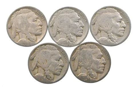 BETTER Lot 1929-D 1929-D 1928-S 1927-D 1928-S Buffalo Nickel Collection *091