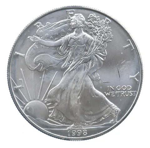 Better Date 1998 American Silver Eagle 1 Troy Oz .999 Fine Silver *685