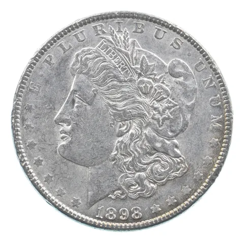 Better 1898 Morgan Silver Dollar - 90% US Coin - Nice Coin *652