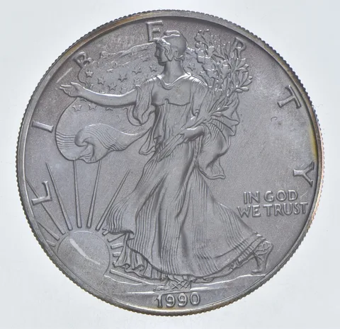 Better Date 1990 American Silver Eagle 1 Troy Oz .999 Fine Silver *365