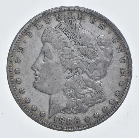 Early - 1886-O Morgan Silver Dollar - 90% US Coin *806