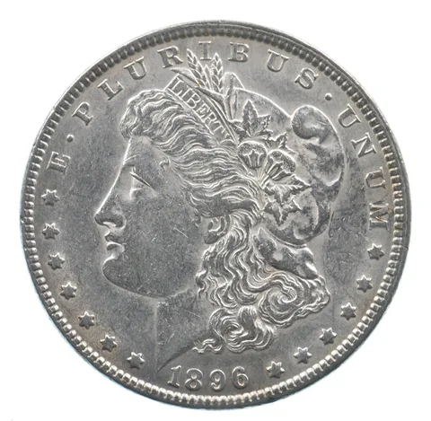 Early - 1896 Morgan Silver Dollar - 90% US Coin *015