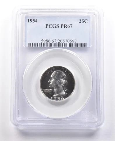 1954 Washington Quarter PR67 PCGS *2155