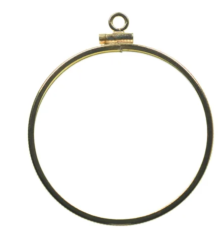 12K 33mm Gold Filled New Canada Dollar Coin Bezel Pendant Frame Edge *1271