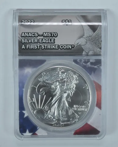 2022 American Silver Eagle First Strike MS70 ANACS