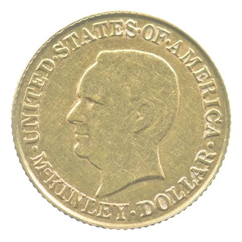 1916 $1 McKinley Birthplace Memorial Gold Dollar *2515