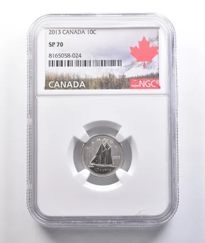 2013 Canada 10 Cents SP70 NGC *6892