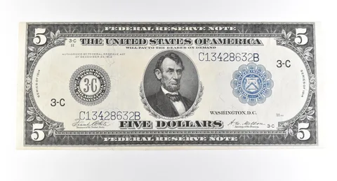 1914 $5 Philadelphia PA FRN Large Note Blue Seal *2732